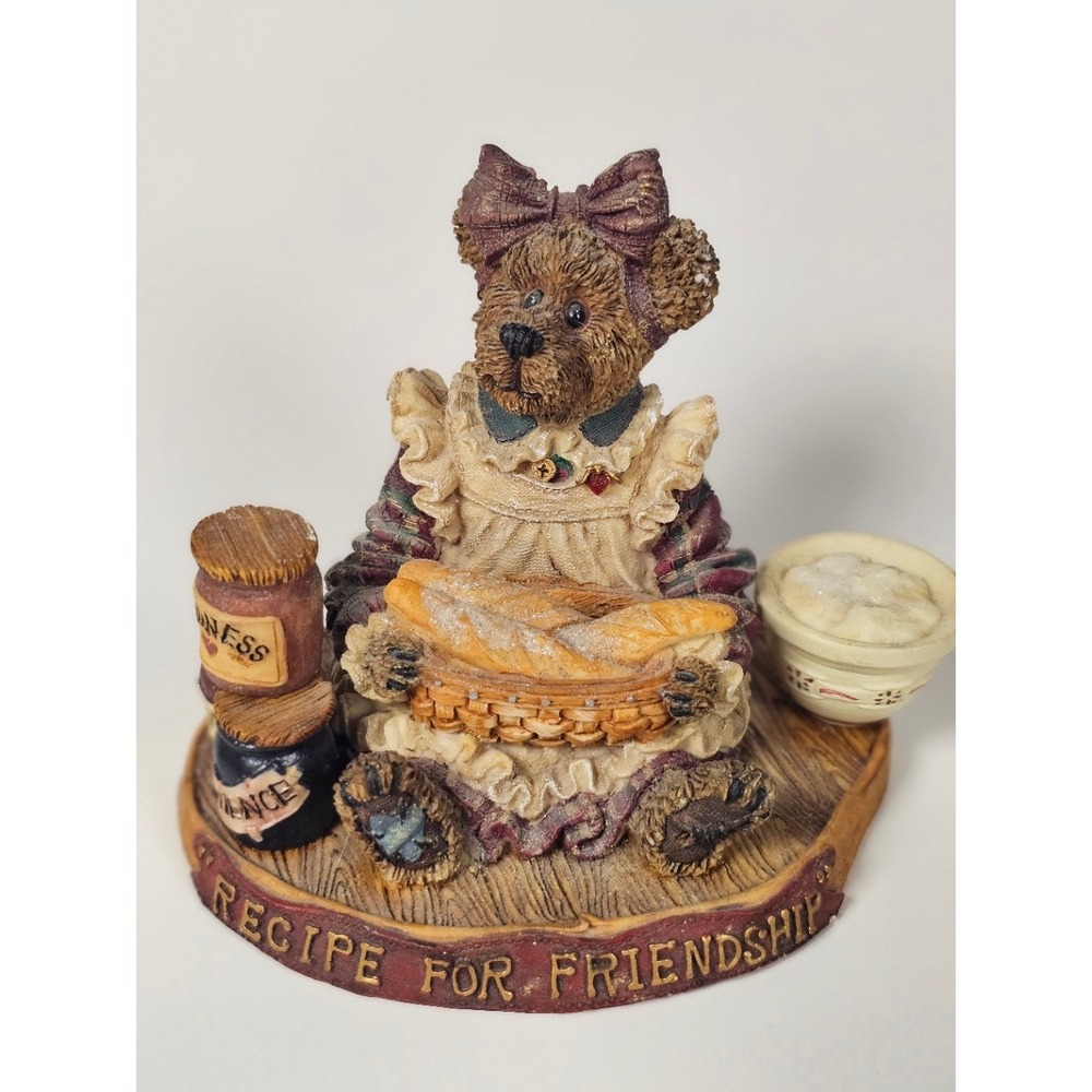 Boyds Bears & Friends‎ Recipe For Friendship Bearstone Figurine 2000 227741